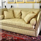 F04. Knole nailhead sofa by Pearson Furniture. 45”h x 89”w x 44”d 